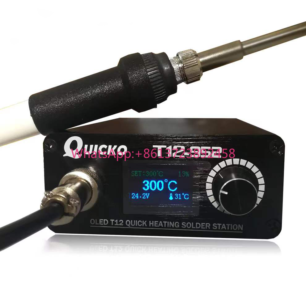 T12 Soldering Station Oled - Stasiun Penyolderan T12-952 dengan Pemanasan Cepat,