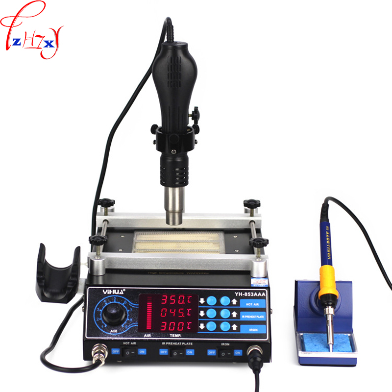 Infrared Bga Rework Station - Stasiun pembongkaran udara panas BGA 853AAA,