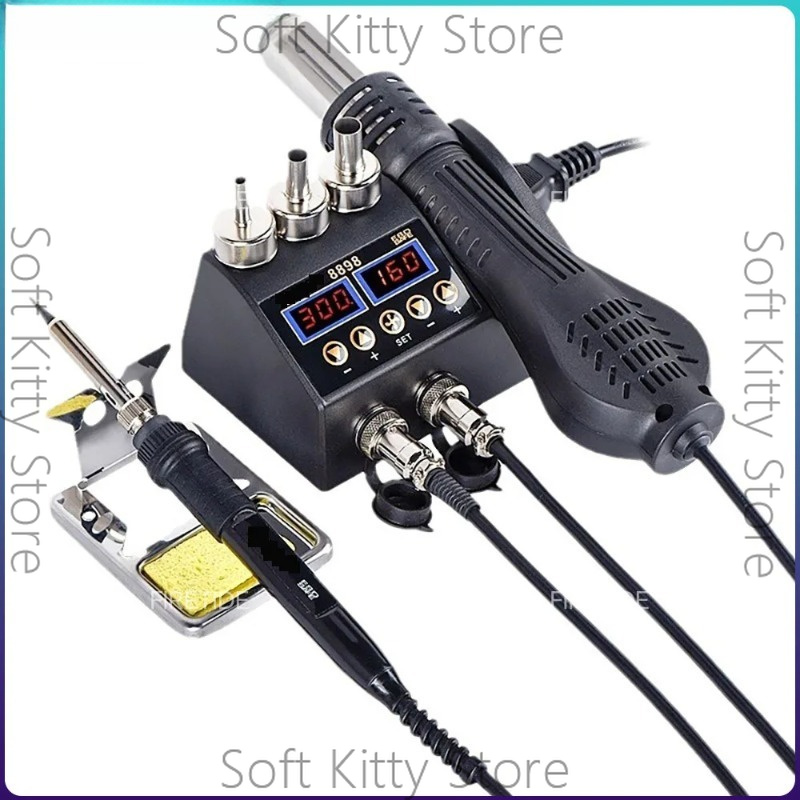 750W 2 in 1 Alat Solder dan Pi - 2 In 1 Soldering Rework Station 750W ulasan dan harga